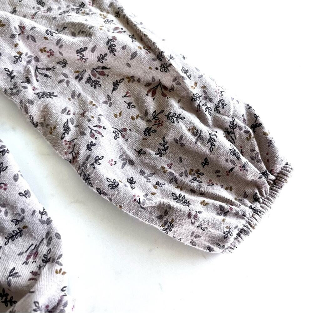 MarMar Copenhagen girls ruffle peplum floral print top blouse 12 months - Picture 4 of 6